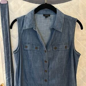 Talbots denim dress, size 4